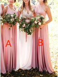 Bridesmaid Dress Sheath Halter Convertible Floor Length Spandex Pleats For Bridesmaids