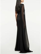 A-Line Evening Gown Elegant Dress Formal Sweep / Brush Train Black Dress Sleeveless One Shoulder Imitation Silk with Pleats Ruched
