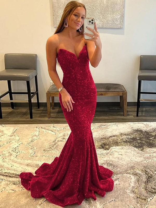 Sheath Column Ruffle Dress With Sweetheart Neckline Sleeveless Brush Train For Bridesmaids And Evening Events