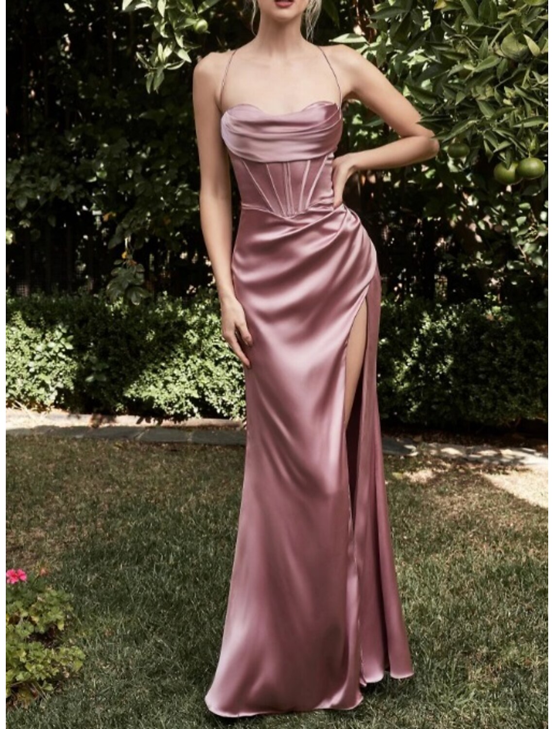 Mermaid Bridesmaid Dress Elegant Off Shoulder Sleeveless Blue Chiffon Floor Length With Split Front And Ruched Detail