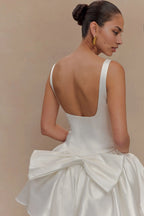 A-Line Princess Knee-Length Square Neck Sleeveless Custom Sexy Party Dresses Short Graduation Dresses