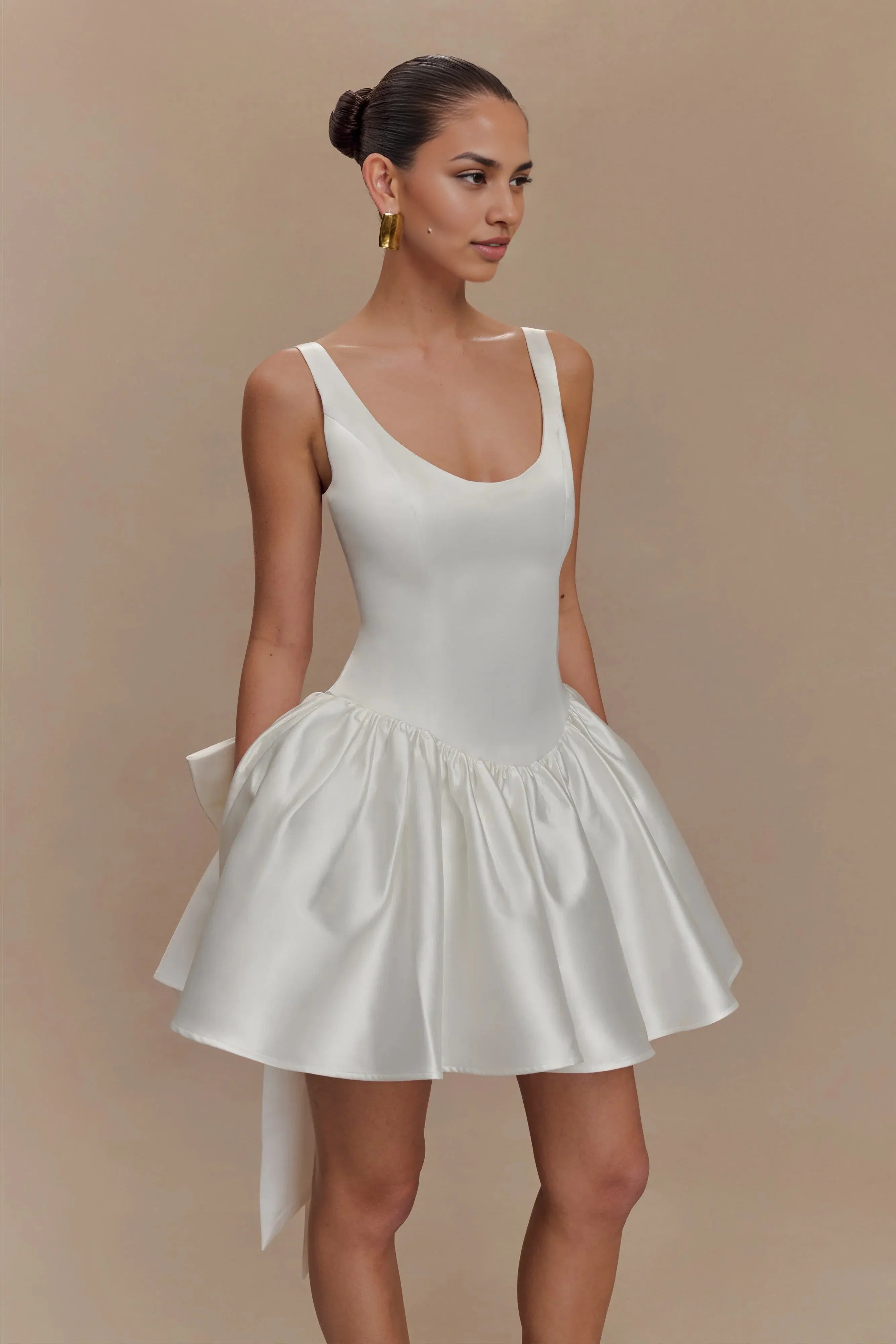 A-Line Princess Knee-Length Square Neck Sleeveless Custom Sexy Party Dresses Short Graduation Dresses