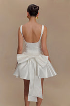 A-Line Princess Knee-Length Square Neck Sleeveless Custom Sexy Party Dresses Short Graduation Dresses