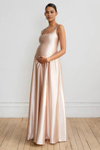 Black A-Line Square Neck Wide Straps No Slit Scoop Back Affordable Ball Gowns Custom Off the Shoulder Evening Dresses