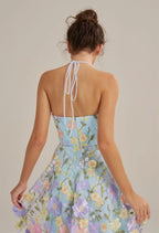 A-line Off the Shoulder Elegant Knee Length Graduation Dresses 3D Floral Embroidered Sleeveless Custom Sexy Homecoming Dresses