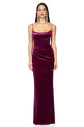 Affordable Column Spaghetti Straps Sleeveless Floor-Length Prom Dress