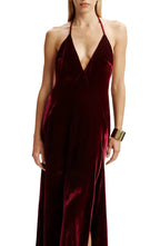 Affordable Mermaid Halter Neck Sleeveless Ankle-Length Prom Dress