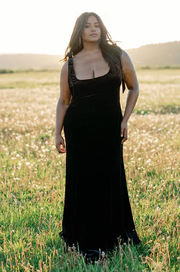Affordable Mermaid Scoop Neck Sleeveless Floor-Length Plus Size Prom Dress