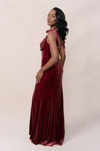 Affordable Mermaid Scoop Neck Sleeveless Floor-Length Prom Dress
