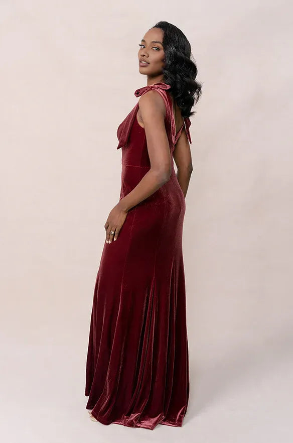 Affordable Mermaid Scoop Neck Sleeveless Floor-Length Prom Dress