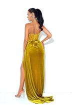 Affordable Mermaid Strapless Sleeveless Floor-Length Prom Dress