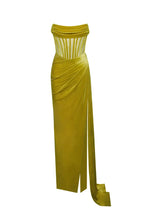 Affordable Mermaid Strapless Sleeveless Floor-Length Prom Dress