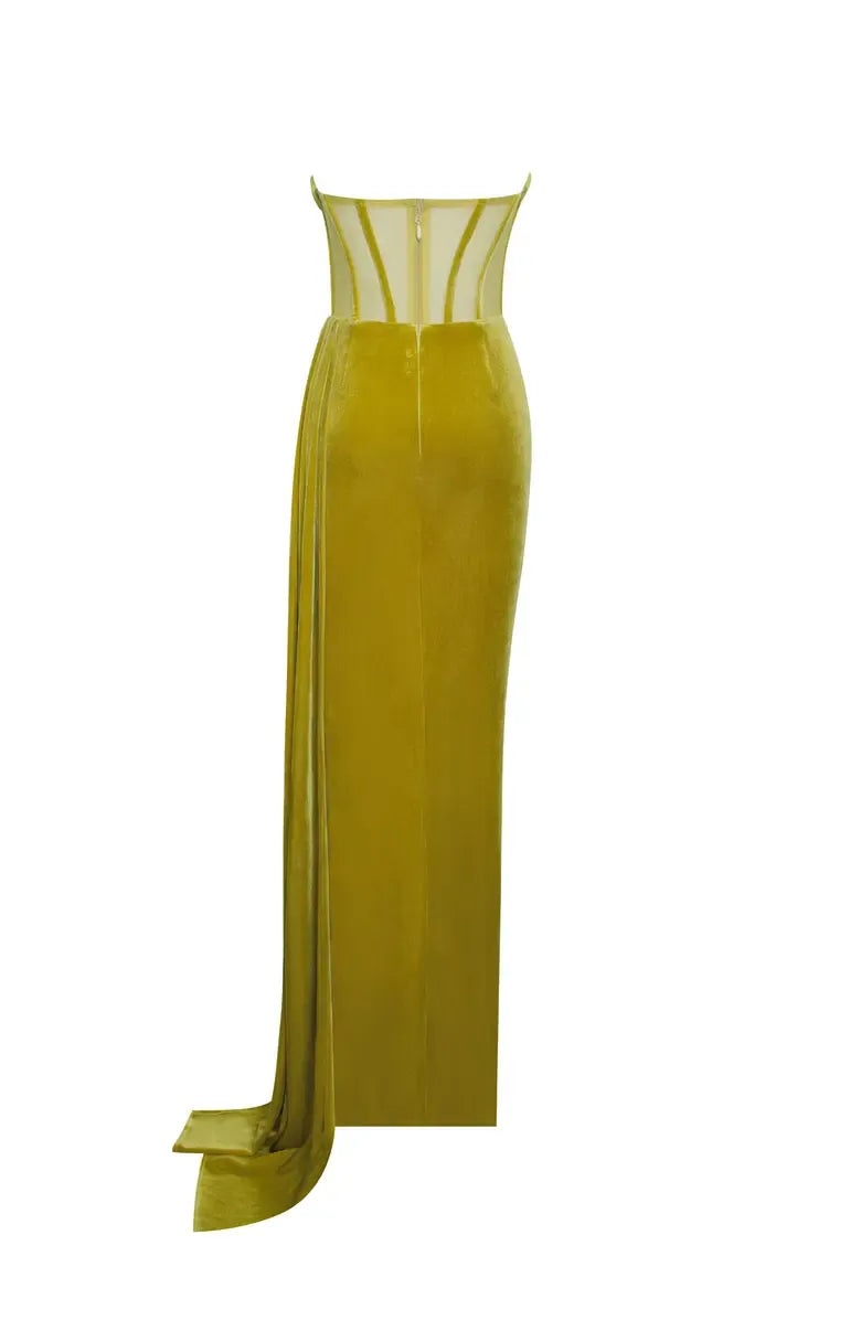 Affordable Mermaid Strapless Sleeveless Floor-Length Prom Dress