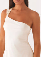 Affordable Sheath/Column One Shoulder Sleeveless Backless Short-Mini Homecoming Dress