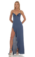 Affordable Sheath/Column V Neck Sleeveless Up Floor-Length Prom Dress