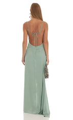 Affordable Sheath/Column V Neck Sleeveless Up Floor-Length Prom Dress