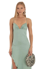 Affordable Sheath/Column V Neck Sleeveless Up Floor-Length Prom Dress