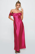 Affordable Sheath Off the Shoulder Sleeveless Floor-Length Prom Dress