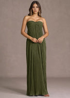 Airy A Line Sweetheart Strapless Open Back Floor Length For Sale Prom Dress