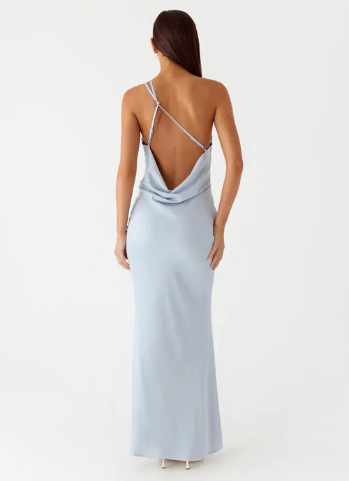 Séduisante Robe de Soirée Sirène Grande Taille Asymétrique Sans Manches avec Dos Ouvert et Longueur Ras du Sol