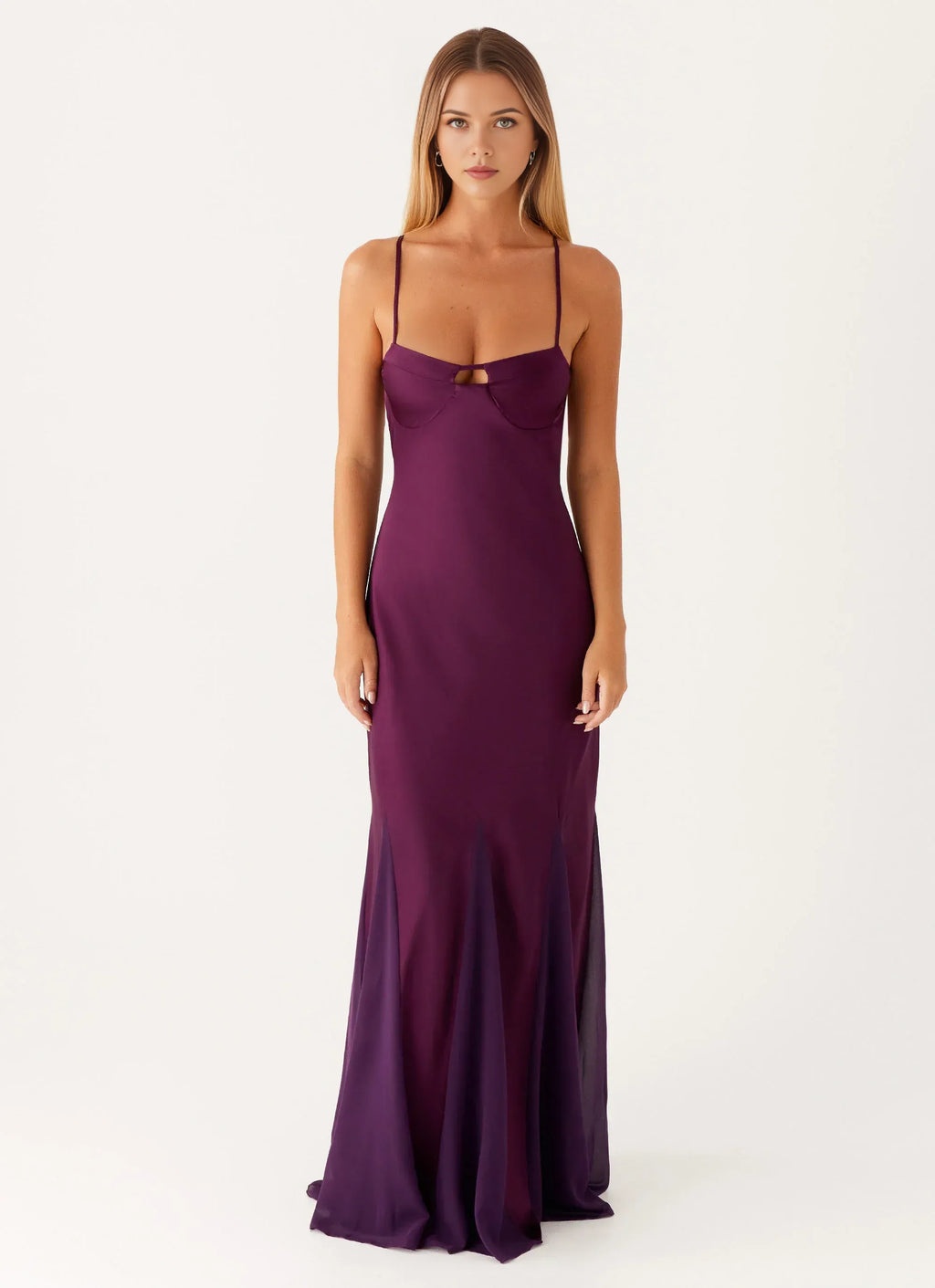 Alluring Mermaid Sweetheart Neck Sleeveless Open Back Floor Length Plus Size Evening Dress