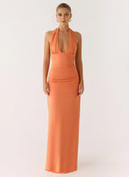 Alluring Sheath Halter Neck Sleeveless Tie Back Floor Length Plus Size Evening Dress