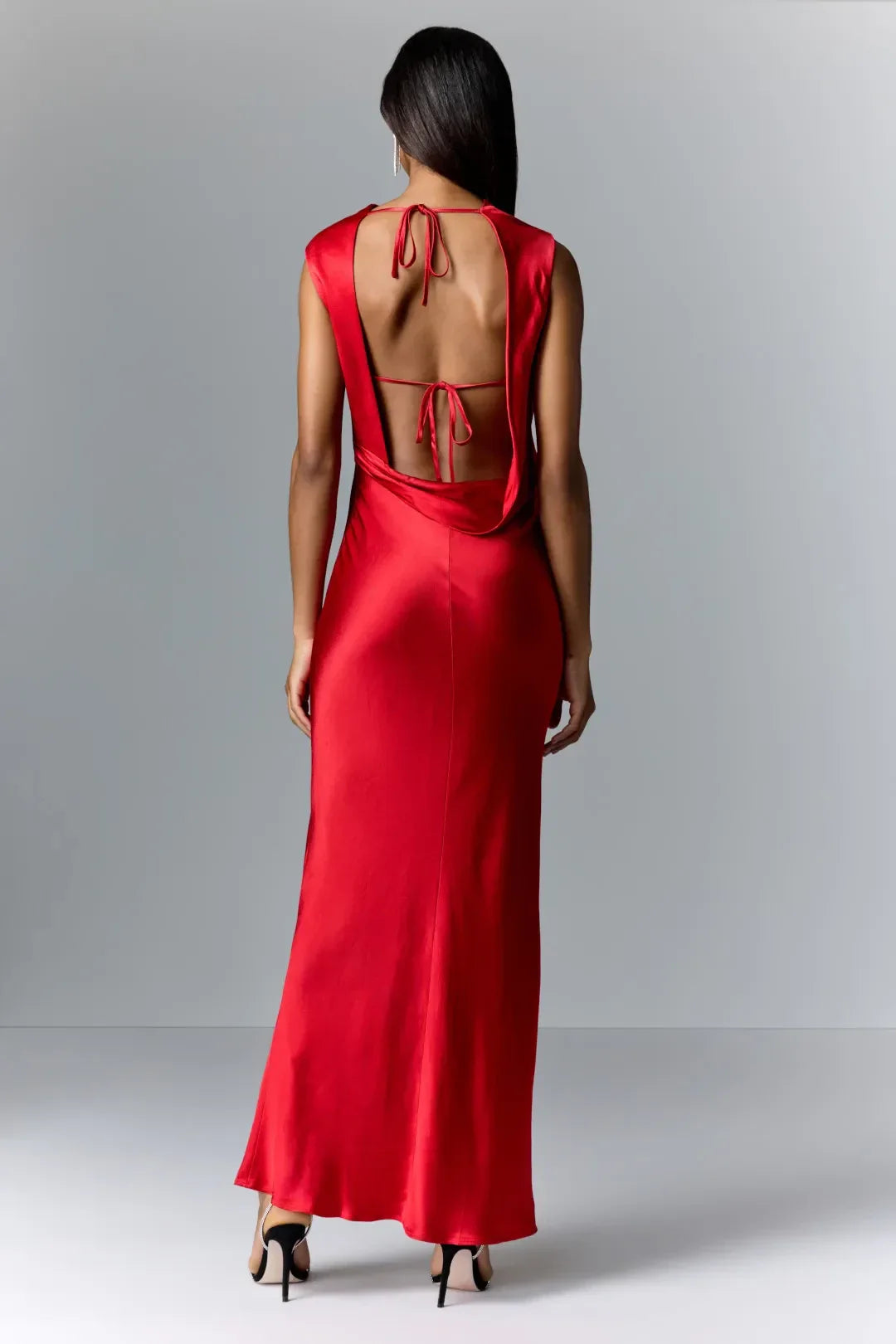 Alluring Sheath Mock Neck Sleeveless Open Back Floor Length Plus Size Prom Dress