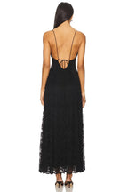 Alluring Sheath V Neck Sleeveless Lace Accent Tie Back Floor Length Evening Dress