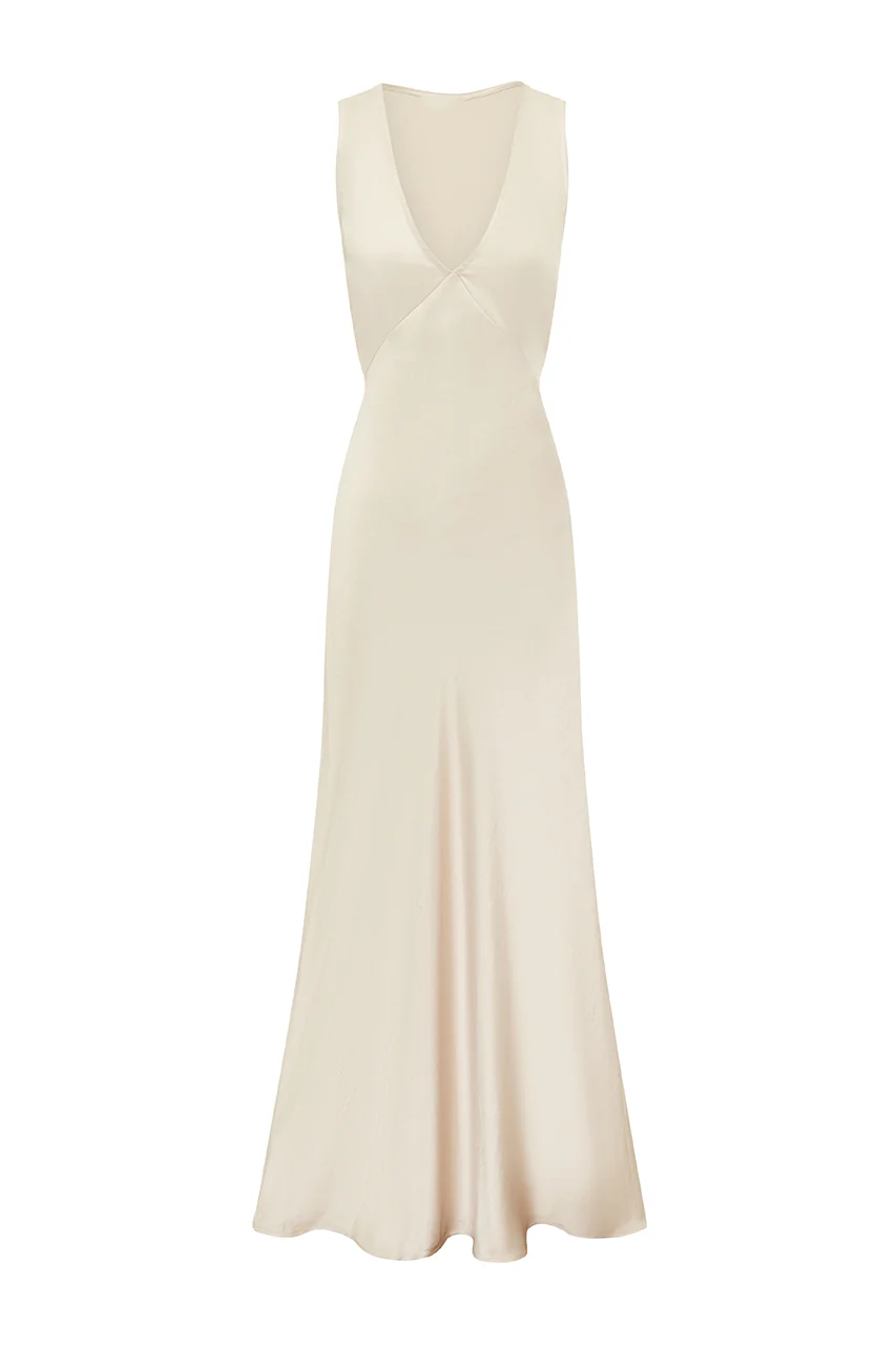 Alluring Sheath/Column V Neck Sleeveless Floor Length Prom Dress