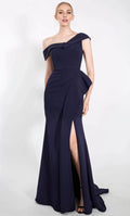 Asymmetric Sleeveless Mermaid Trendy Off the shoulder Floor length Prom Dress For Sale For Ladies