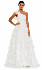 Asymmetric Sleeveless Sheath A-Line Off the shoulder Floor Length Prom Dress Hot Sale For Ladies
