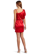 Asymmetric Sleeveless Sheath Classic Off the shoulder Short Prom Dress Hot Sale For Adults