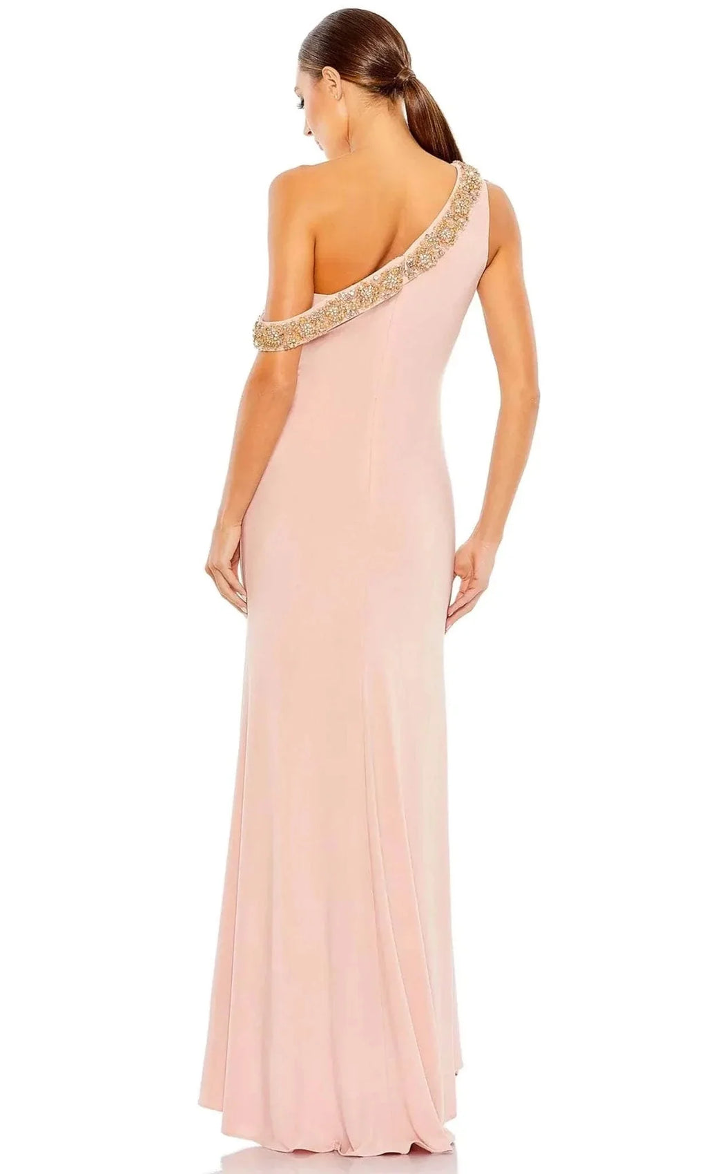 Asymmetric Sleeveless Sheath Romantic Floor length Prom Dress For Sale For Women
