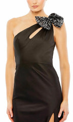 Asymmetric Sleeveless Sheath Romantic Off the shoulder Floor Length Prom Dress Hot Sale For Ladies