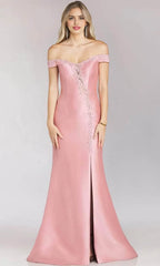 Asymmetric Sleeveless Trumpet Charming Off the shoulder Floor Length Prom Dress Hot Sale For Adults