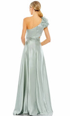 Asymmetrical Sleeveless A-Line Elegant One-shoulder Floor length Long Prom Dress Hot Sale For Women