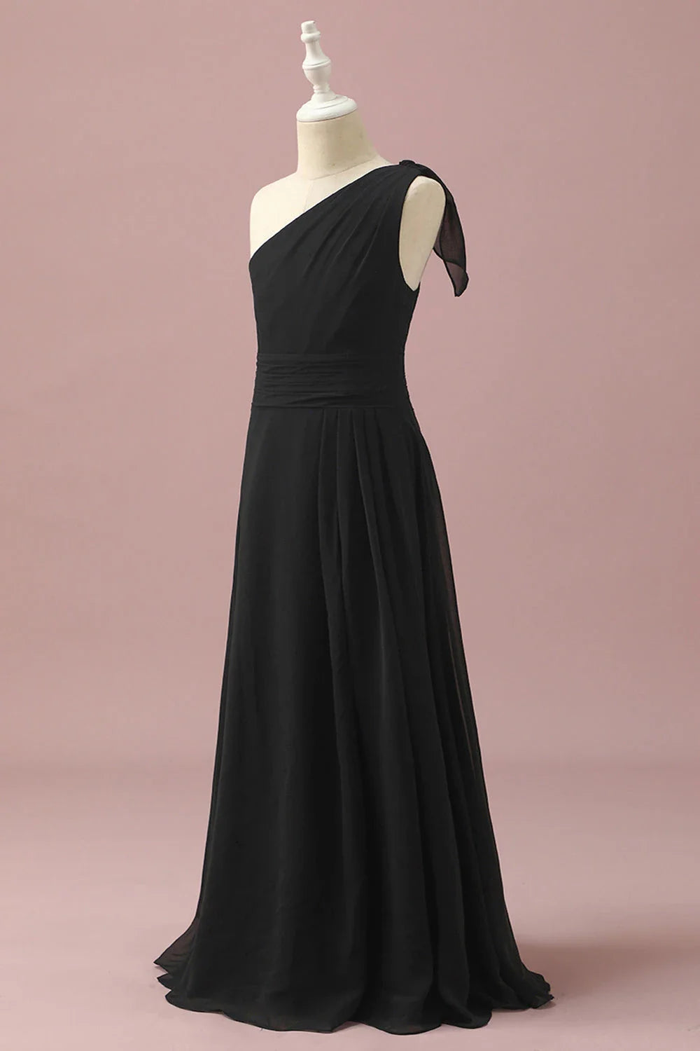 Asymmetrical Sleeveless A-Line Fashion One Shoulder Floor length Party Dress For Sale For Ladies