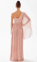 Asymmetrical Sleeveless A-Line Pretty One-shoulder Floor Length Prom Dress Hot Sale For Adults