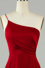 Asymmetrical Sleeveless A-Line Trendy Off the shoulder Floor length Party Dress For Sale For women