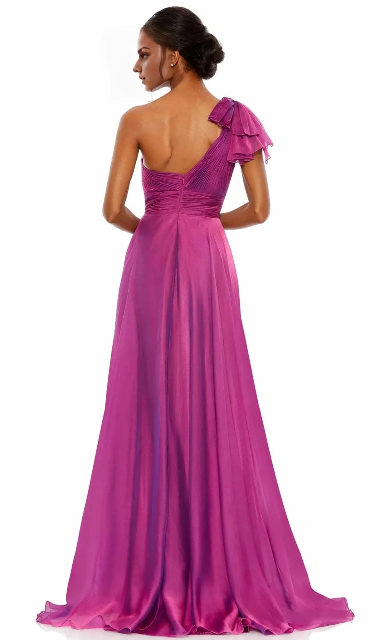 Asymmetrical Sleeveless A-line Simple One-shoulder Floor length Long Prom Dress Hot Sale For Women
