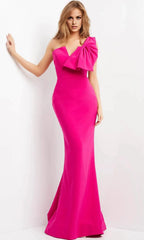 Asymmetrical Sleeveless Bow Mermaid Beautiful Floor length Long Prom Dress For Sale For Ladies