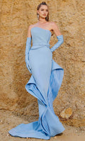 Asymmetrical Sleeveless Mermaid Elegant Off the shoulder Floor Length Prom Dress For Sale For Ladies No gloves included