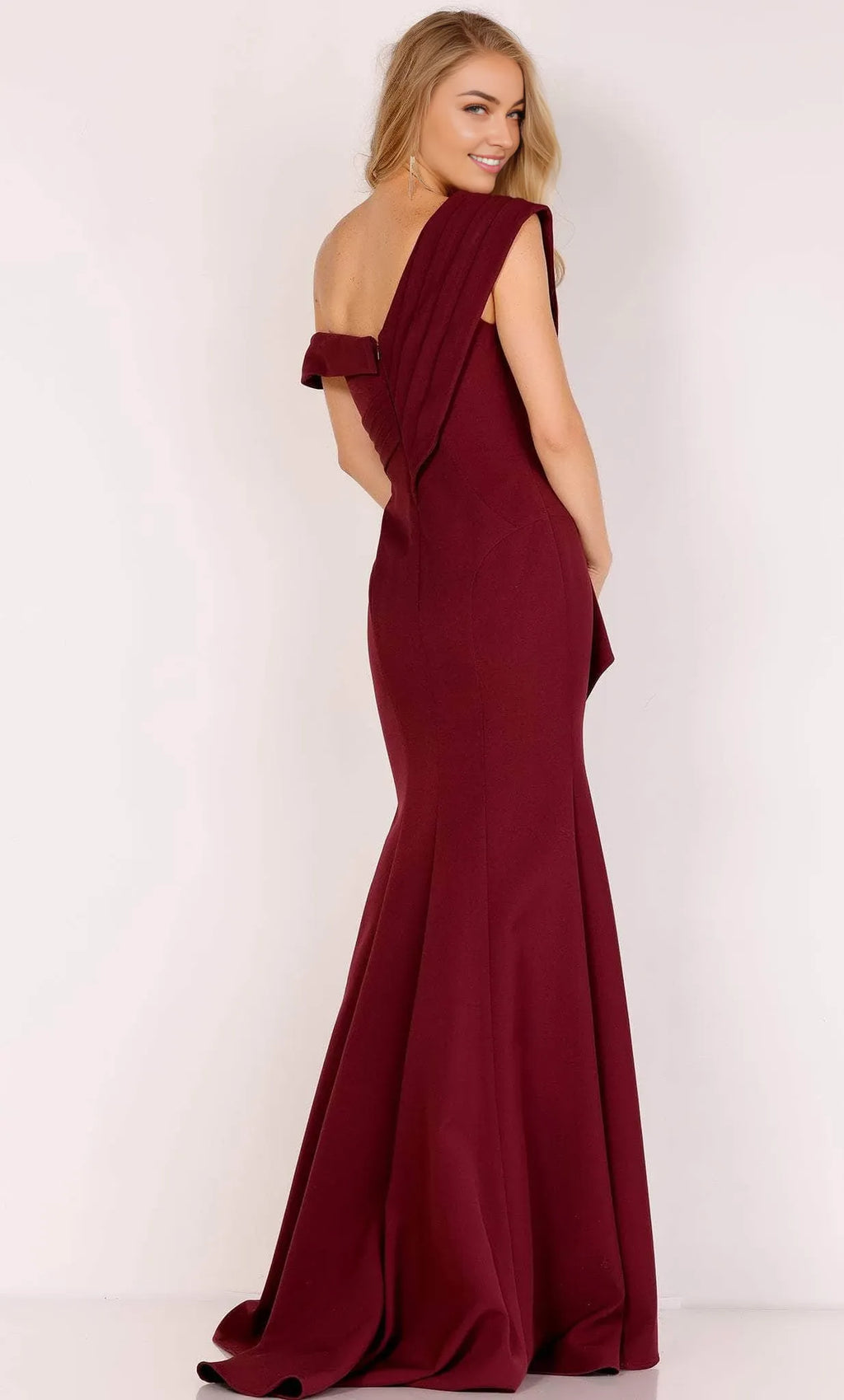 Asymmetrical Sleeveless Mermaid Elegant Off the shoulder Floor length Prom Dress Hot Sale For Ladies
