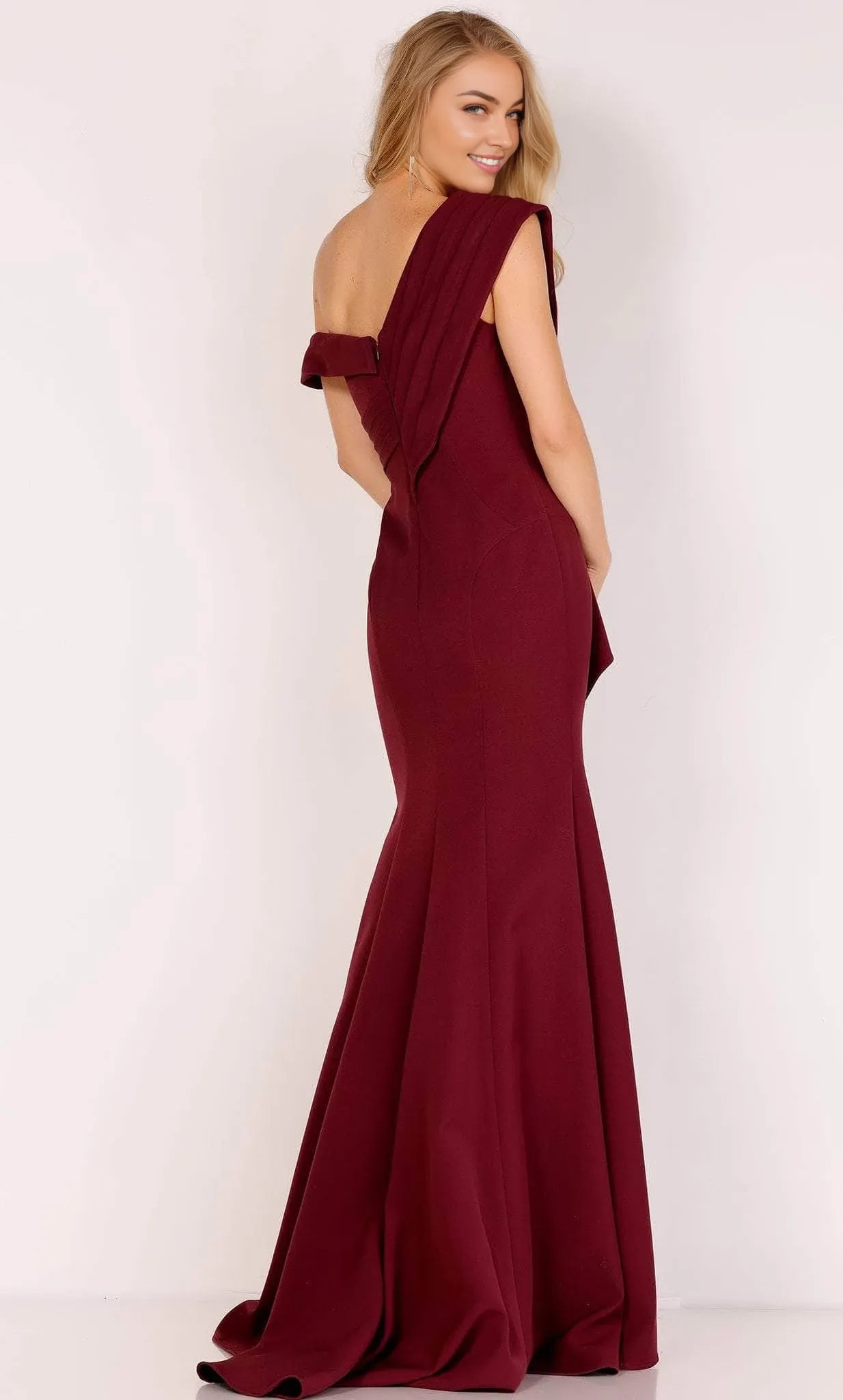Asymmetrical Sleeveless Mermaid Elegant Off the shoulder Floor length Prom Dress Hot Sale For Ladies
