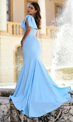 Asymmetrical Sleeveless Mermaid Formal Off the shoulder Floor length Prom Dress Hot Sale For Women