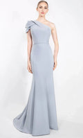 Asymmetrical Sleeveless Mermaid Simple Off the shoulder Floor Length Prom Dress For Sale For Adults