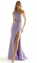 Asymmetrical Sleeveless Sheath Classic Off the shoulder Floor length Prom Dress Hot Sale For Women