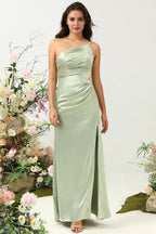 Asymmetrical Sleeveless Sheath Elegant One Shoulder Floor length Party Dress Hot Sale For Ladies