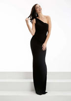 Asymmetrical Sleeveless Sheath Pretty Off the shoulder Floor Length Prom Dress For Sale For Adults