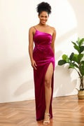 Asymmetrical Sleeveless Sheath Trendy Off the shoulder Floor Length Prom Dress Hot Sale For Women
